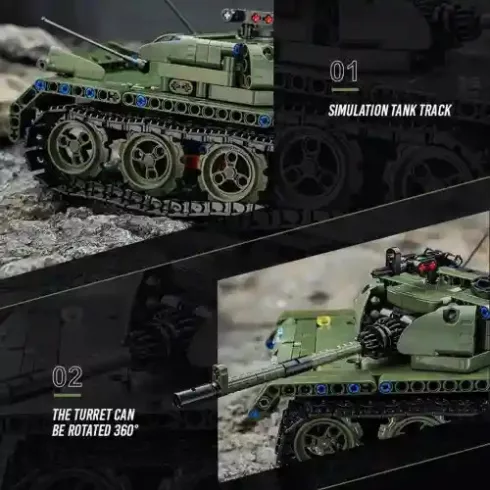 Qman 54003 Távirányítós RC Panther tank