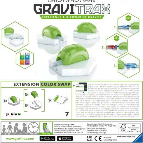 Ravensburger GraviTrax - Színváltó alagút kiegészítő készlet