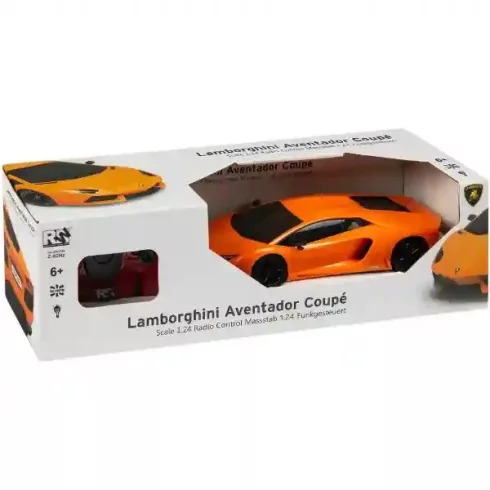 Távirányítós RC Lamborghini Aventador Coupé sportautó 20cm fénnyel