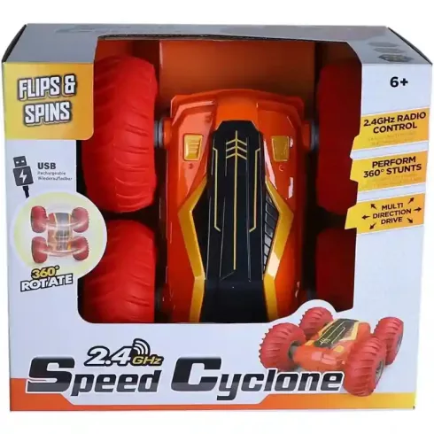 Speed Cyclone Stunt RC távirányítós autó felfújtható kerekekkel