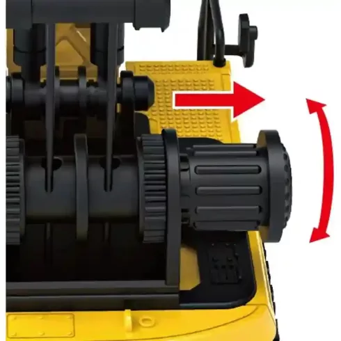 Távirányítós RC interaktív önjáró lánctalpas daru 52cm