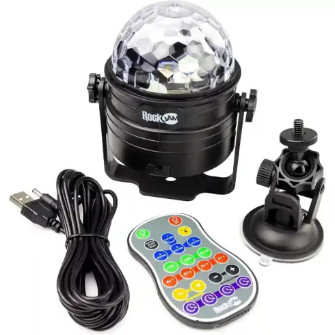 RockJam RC távirányítós világító diszkógömb