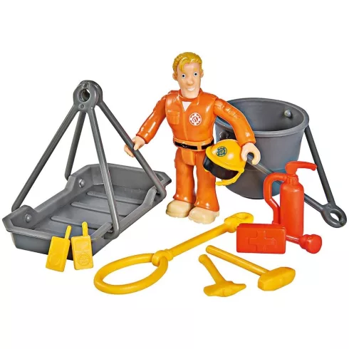 Simba Toys Sam, a tűzoltó - Wallaby 2 mentőhelikopter Tom figurával (109251002038)