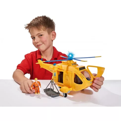 Simba Toys Sam, a tűzoltó - Wallaby 2 mentőhelikopter Tom figurával (109251002038)