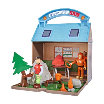   Simba Toys Sam, a tűzoltó - Hordozható hegyimentő központ 2 figurával (109251032038)