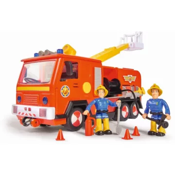   Simba Toys Sam, a tűzoltó - Jupiter 2.0 tűzoltóautó Sam és Elvis figurákkal (109251036038)