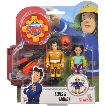   Simba Toys Sam, a tűzoltó - Dupla figuraszett - Elvis és Mandy (109251043038)