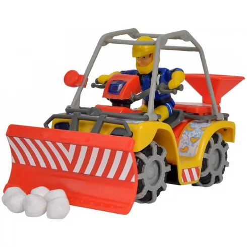 Simba Toys Sam, a tűzoltó - Mercury hókotró quad Sam figurával (109251049038)