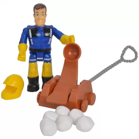 Simba Toys Sam, a tűzoltó - Mercury hókotró quad Sam figurával (109251049038)