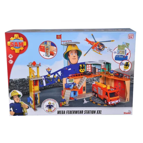 Simba Toys Sam, a tűzoltó - Mega XXL tűzoltó állomás Sam figurával (109251059038)