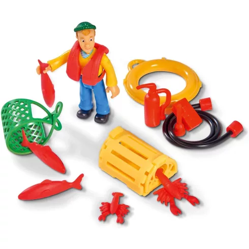 Simba Toys Sam, a tűzoltó - Halászhajó Charlie figurával (109251074038)