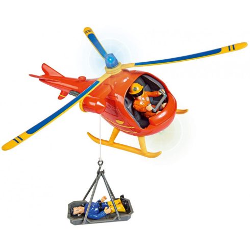 Simba Toys Sam, a tűzoltó - Wallaby mentőhelikopter Tom figurával (109251077038)