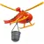 Simba Toys Sam, a tűzoltó - Wallaby mentőhelikopter Tom figurával (109251077038)
