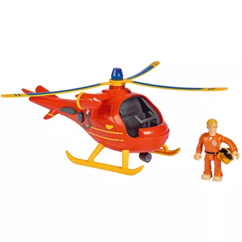 Simba Toys Sam, a tűzoltó - Wallaby mentőhelikopter Tom figurával (109251087038)