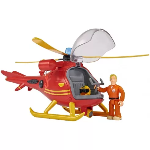 Simba Toys Sam, a tűzoltó - Wallaby mentőhelikopter Tom figurával (109251661038)