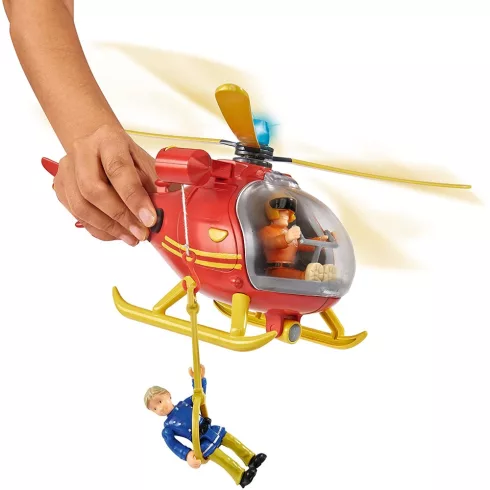 Simba Toys Sam, a tűzoltó - Wallaby mentőhelikopter Tom figurával (109251661038)