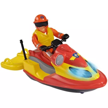   Simba Toys Sam, a tűzoltó - Juno mentő jet-ski fénnyel és Elvis figurával (109251662038)