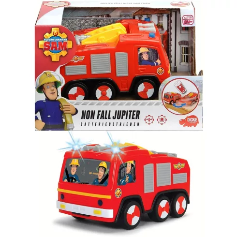 Dickie Toys Sam, a tűzoltó - Jupiter tűzoltóautó zuhanásérzékelővel (203092000038)