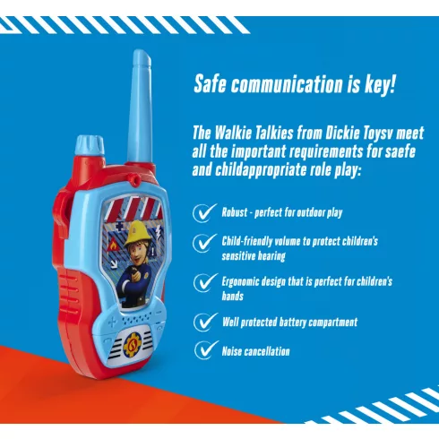 Dickie Toys Sam, a tűzoltó - Walkie Talkie szett (203092005)