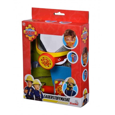 Simba Toys Sam, a tűzoltó - Játék oxigén maszk baltával (109252476038)