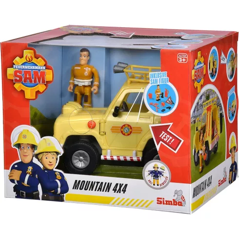 Sam a tűzoltó - 4x4 terepjáró fénnyel és Sam figurával