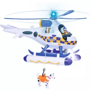   Sam a tűzoltó - Wallaby rendőrségi helikopter Rose figurával és dalmata kutyával
