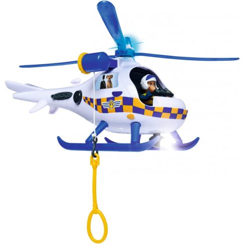 Sam a tűzoltó - Wallaby rendőrségi helikopter Rose figurával és dalmata kutyával