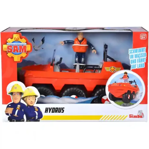 Simba Toys Sam, a tűzoltó - Hydrus kétéltű jármű Sam figurával