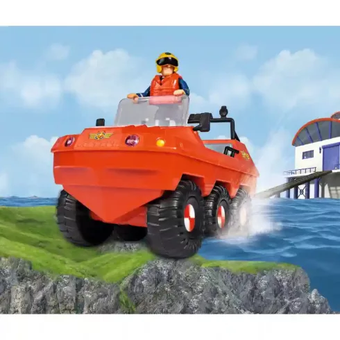 Simba Toys Sam, a tűzoltó - Hydrus kétéltű jármű Sam figurával