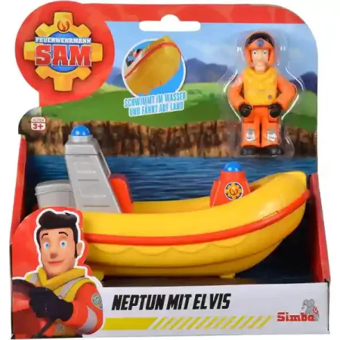 Sam a tűzoltó - Neptune mentőcsónak Elvis figurával