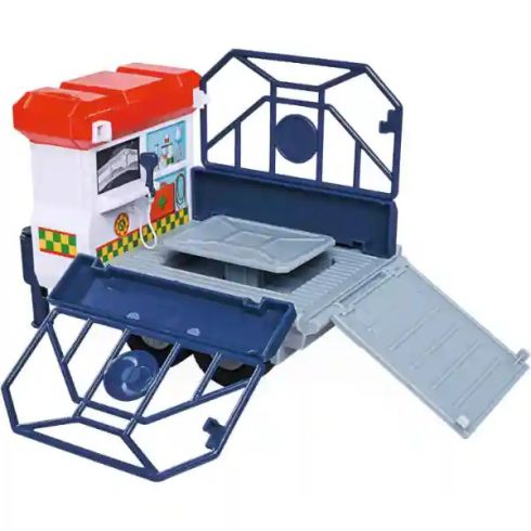 Sam a tűzoltó - Állatmentő terepjáró fénnyel, utánfutóval, állatokkal és Lizzie figurával