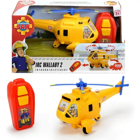 Dickie Toys Sam, a tűzoltó - IRC Wallaby 2 távirányítós helikopter (203093004038)