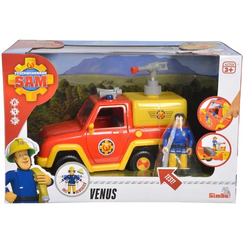 Simba Toys Sam, a tűzoltó - Venus tűzoltóautó Elvis figurával (109257656038)