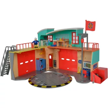  Simba Toys Sam, a tűzoltó - Tűzoltó állomás Steele figurával (109258282)