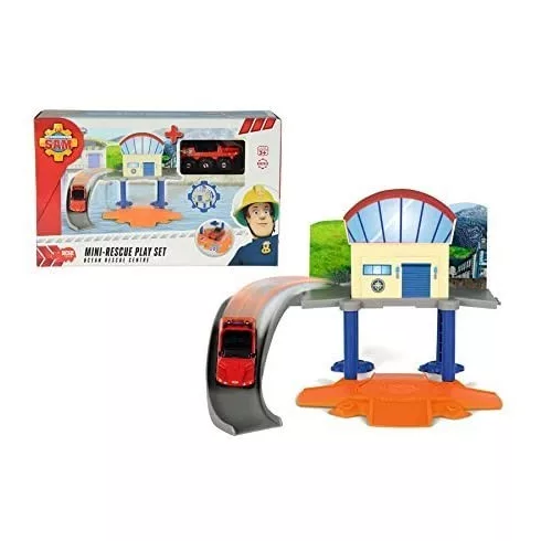 Dickie Toys Sam, a tűzoltó - Mini vízimentő állomás Hydrus kétéltű járgánnyal (203099618038)