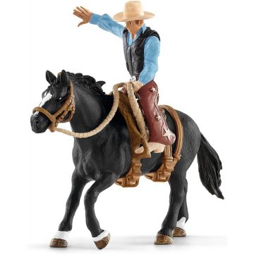 Schleich 41416 Lovas cowboy Appaloosa csődörrel