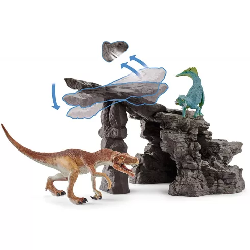 Schleich 41461 Dinó készlet barlanggal