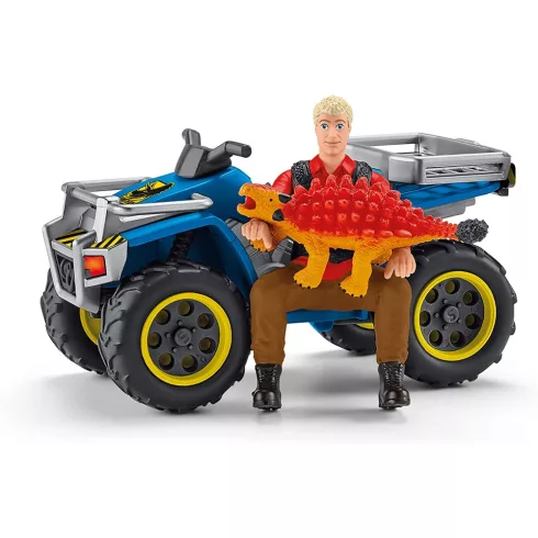 Schleich 41466 Menekülés quaddal egy Velociraptor elől