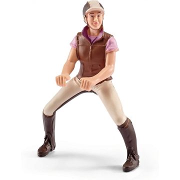   Schleich 42162 Rózsaszín ruhás női lovas figura (csomagolássérült)