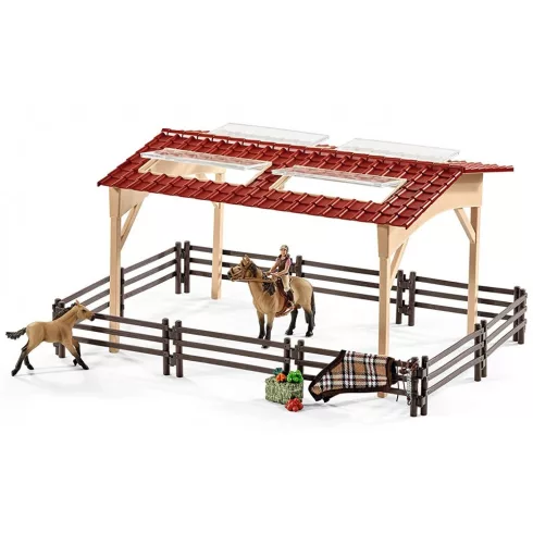 Schleich 42195 Lovarda musztáng lovakkal (csomagolássérült)