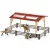 Schleich 42195 Lovarda musztáng lovakkal (csomagolássérült)
