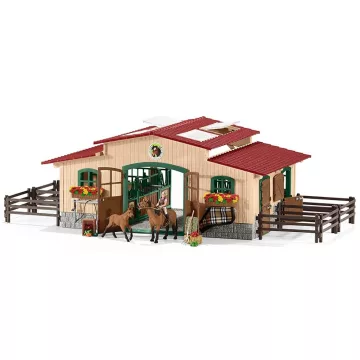 Schleich 42195 Lovarda musztáng lovakkal
