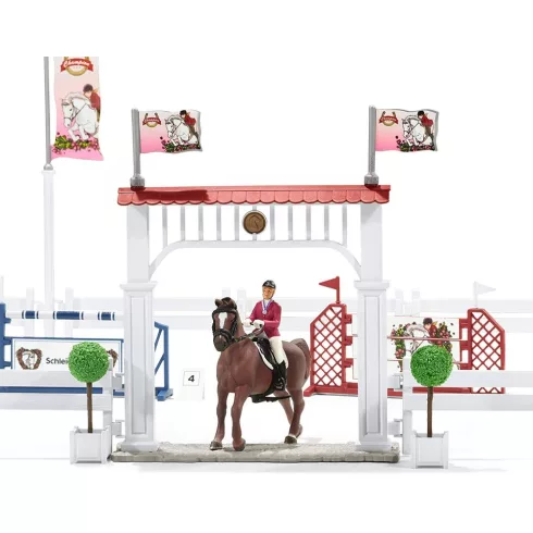 Schleich 42338 Nagy lovasiskola Trakehner lovakkal