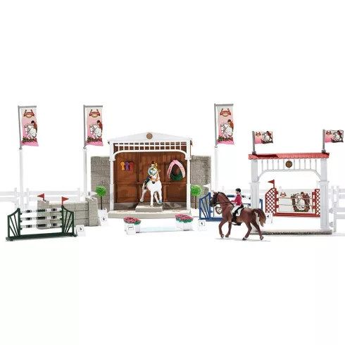 Schleich 42338 Nagy lovasiskola Trakehner lovakkal