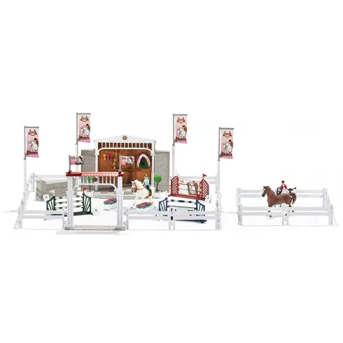 Schleich 42338 Nagy lovasiskola Trakehner lovakkal