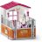 Schleich 42368 Istálló Lusitano kancával