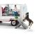 Schleich 42370 Mobil állatkórház hannoveri csikóval