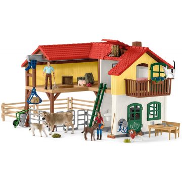   Schleich 42407 Farm ház istállóval és állatokkal (csomagolássérült)
