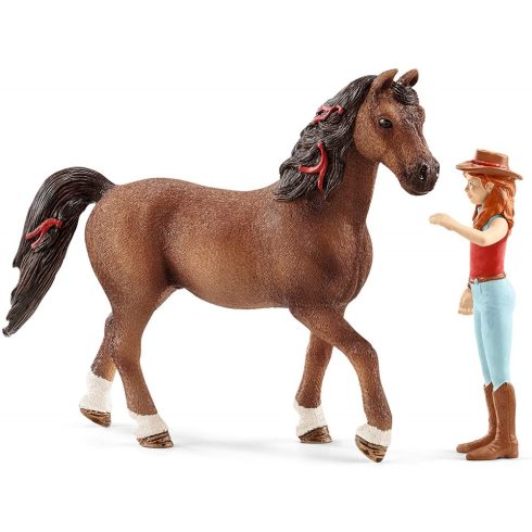 Schleich 42411 Hannah és Cayenne lova