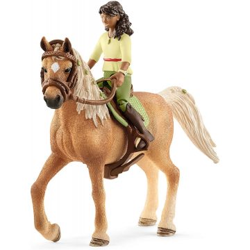 Schleich 42414 Sarah és Mystery lova